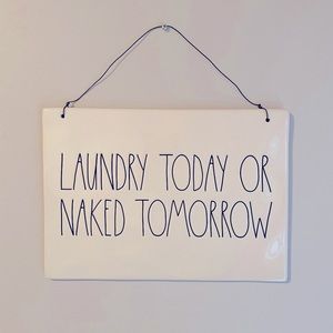 Rae Dunn Laundry Sign